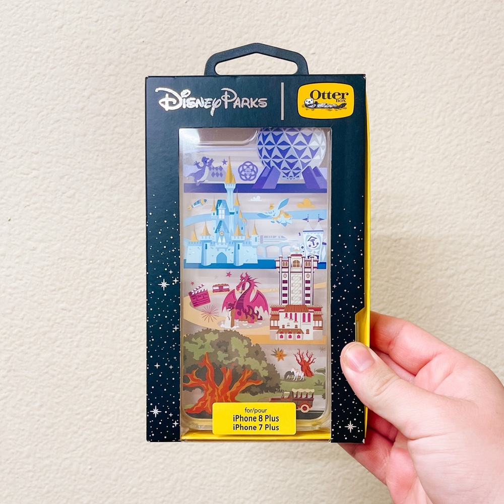 NWT DISNEYPARKS iPhone 7 / 8 Plus Walt Disney World 4 Parks Otterbox D-Tech case